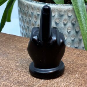 "The Finger" Obsidian 6cm