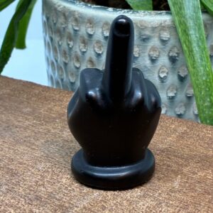 "The Finger" Obsidian 6cm