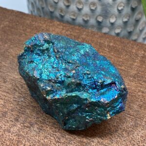 Påfuglesten Chalcopyrit Rå