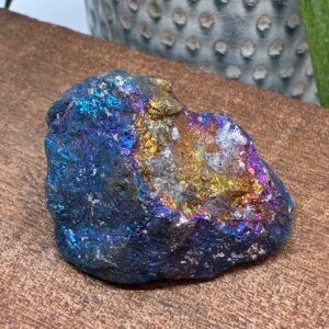 Påfuglesten Chalcopyrit Rå