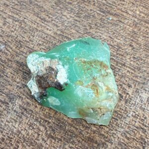 Chrysopras Rå