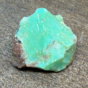 Chrysopras Rå