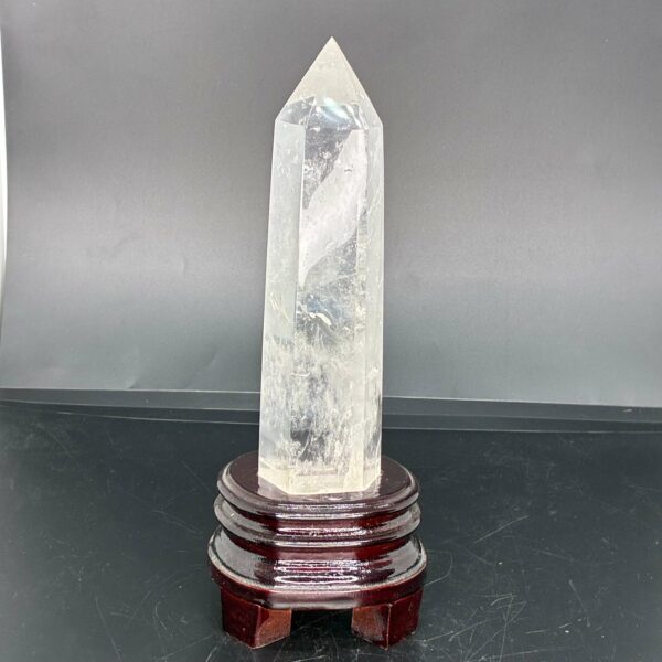 Blå Nålekvarts Tårn Blue Needle Quartz