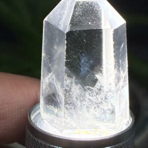 Blå Nålekvarts Tårn Blue Needle Quartz