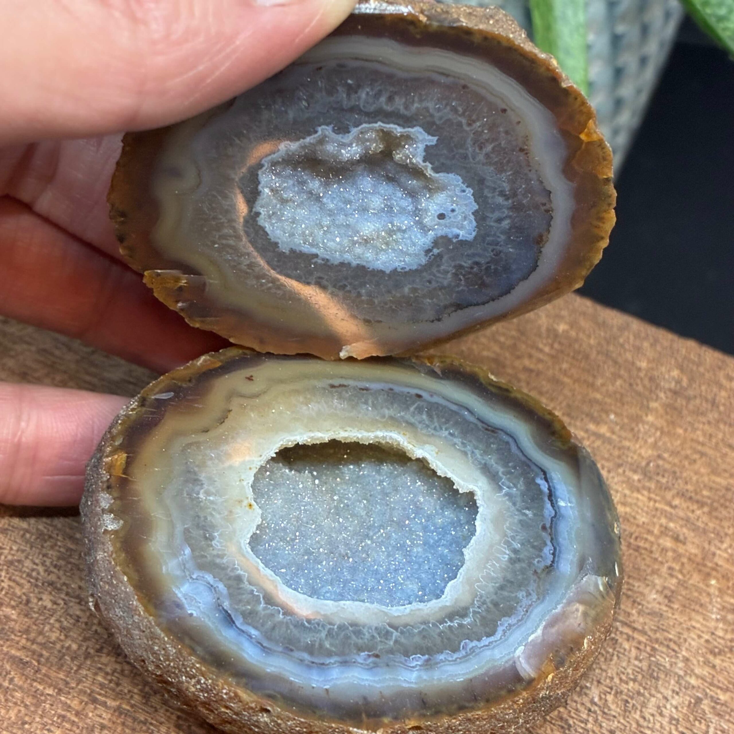 Agat Geode Par - "Smykkebox" (1) - Billede 3