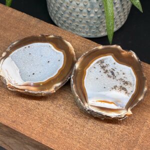 Agat Geode Par - "Smykkebox"
