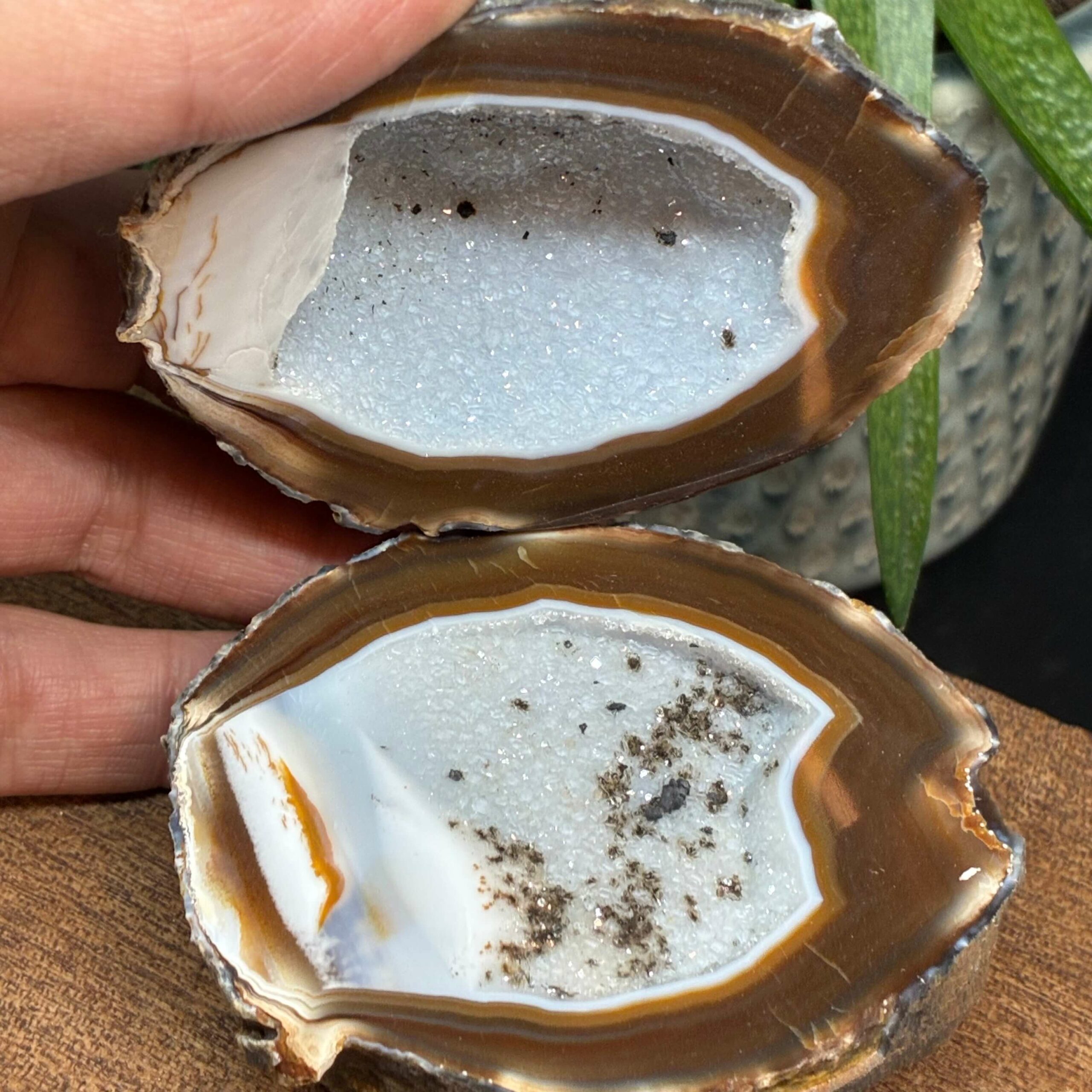 Agat Geode Par - "Smykkebox" (2) - Billede 3