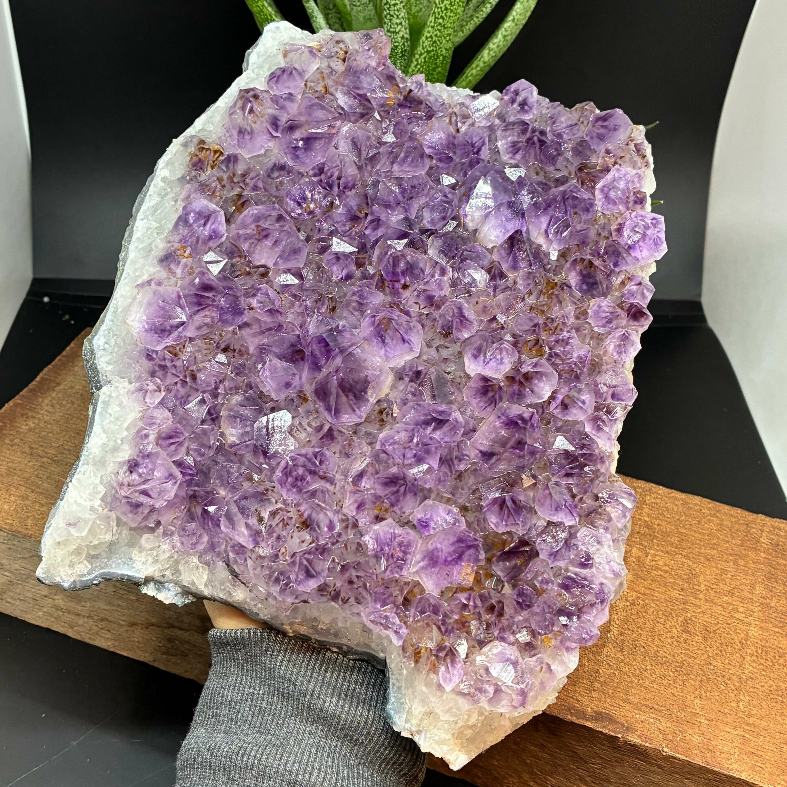 Ametyst AA Kvalitet Klynge Stor