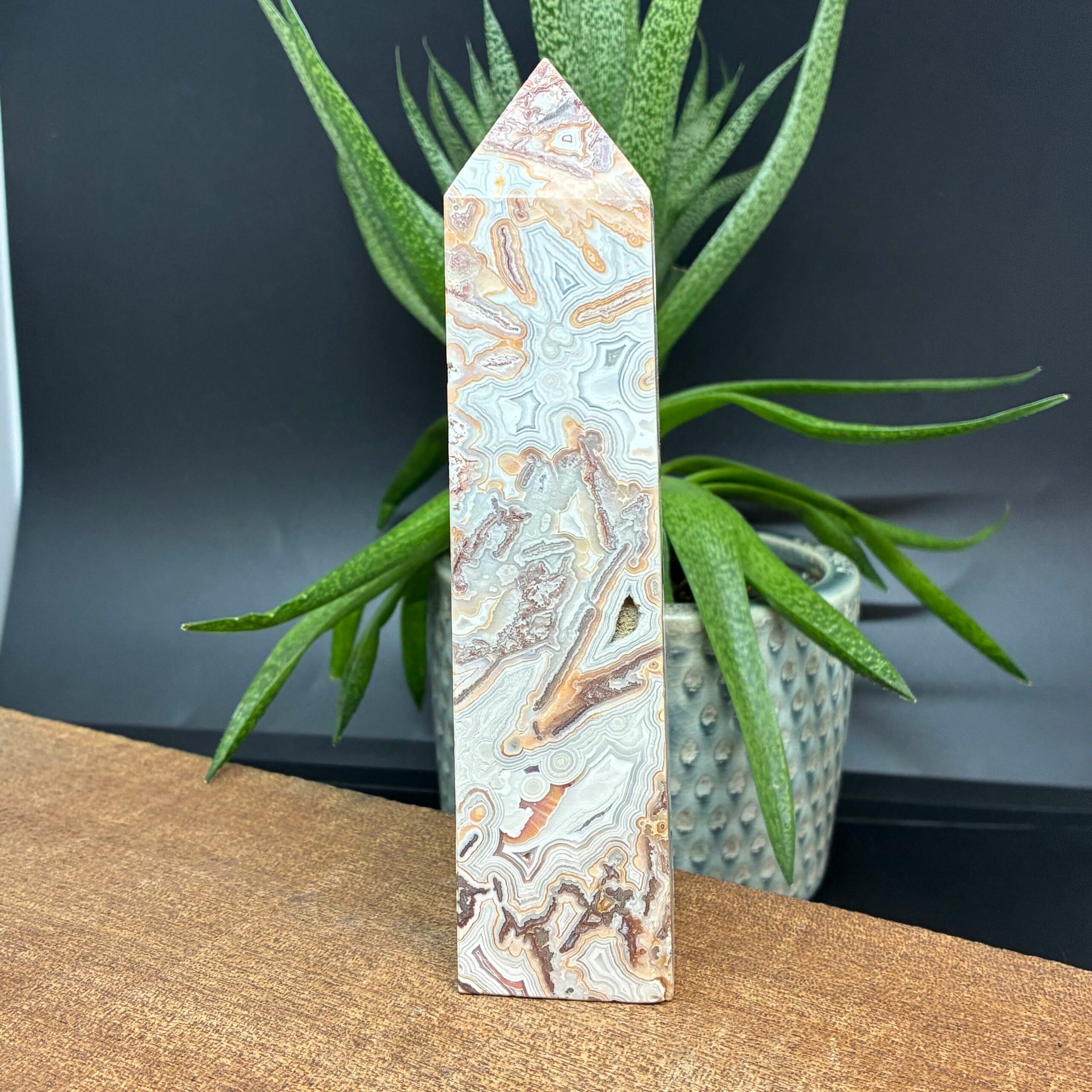 Mexicansk Agat Tårn Stor (1) - Billede 2