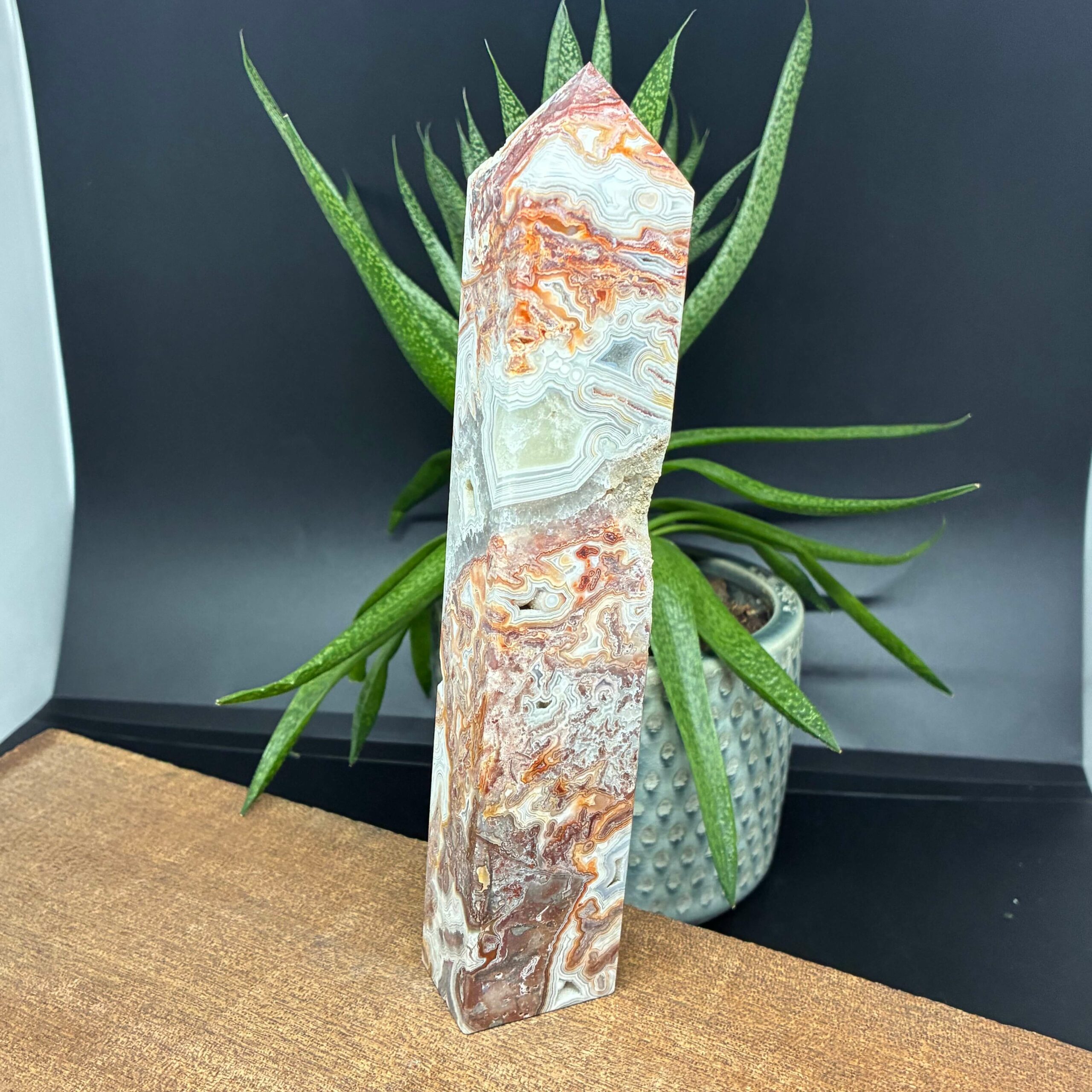 Mexicansk Agat Tårn Stor (3) - Billede 2