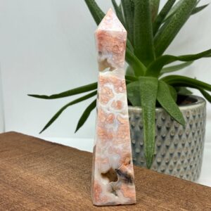 Cotton Candy - Pink Agat Buet Tårn