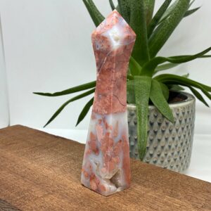 Cotton Candy - Pink Agat Buet Tårn