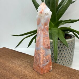 Cotton Candy - Pink Agat Buet Tårn