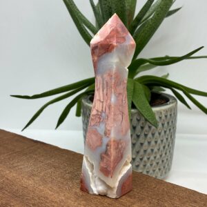 Cotton Candy - Pink Agat Buet Tårn