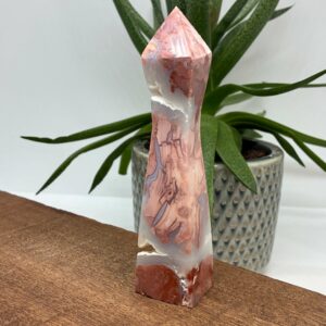 Cotton Candy - Pink Agat Buet Tårn