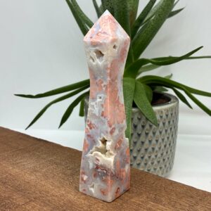 Cotton Candy - Pink Agat Buet Tårn