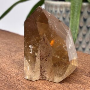 Naturlig Citrin Freeform Kantet