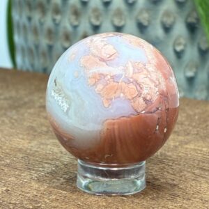 Cotton Candy - Pink Agat Kugle