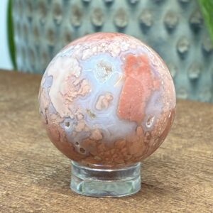 Cotton Candy - Pink Agat Kugle