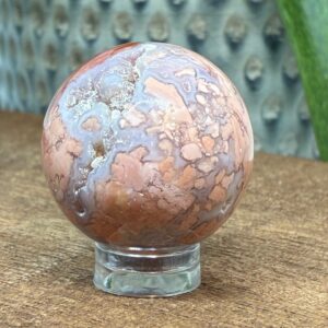 Cotton Candy - Pink Agat Kugle