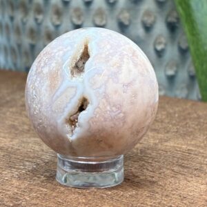 Cotton Candy - Pink Agat Kugle