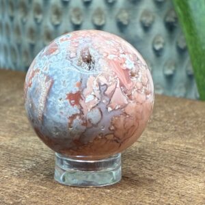 Cotton Candy - Pink Agat Kugle