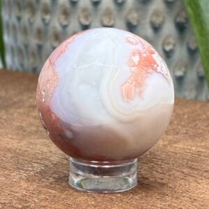 Cotton Candy - Pink Agat Kugle