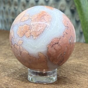 Cotton Candy - Pink Agat Kugle