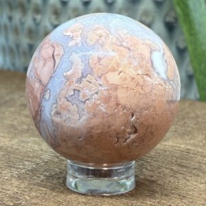 Cotton Candy - Pink Agat Kugle