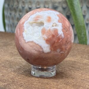 Cotton Candy - Pink Agat Kugle