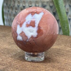 Cotton Candy - Pink Agat Kugle