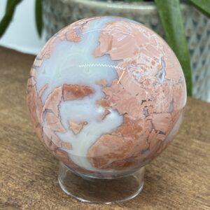 Cotton Candy - Pink Agat Kugle