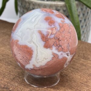 Cotton Candy - Pink Agat Kugle