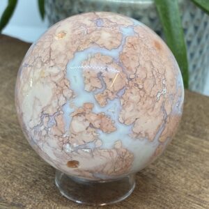 Cotton Candy - Pink Agat Kugle