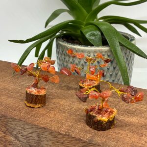 Karneol Krystaltræ MINI