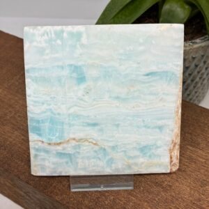 Caribisk Calsit Firkant/Skive