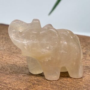 Elefant Månesten Blå Flash