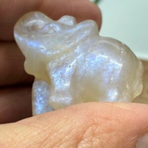 Elefant Månesten Blå Flash