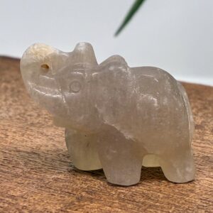 Elefant Månesten Blå Flash