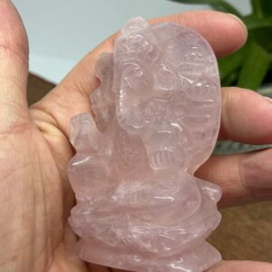 Alternative view of Ganesha Figur Rosenkvarts
