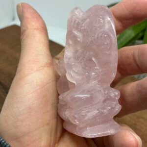 Ganesha Figur Rosenkvarts