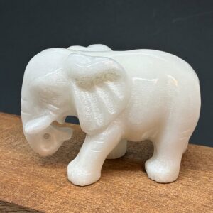 Elefant Hvid Jade