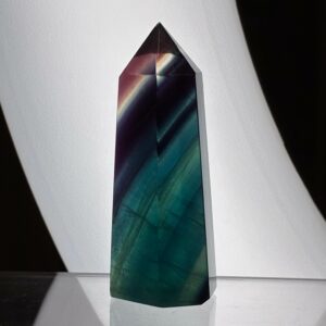 Fluorit Regnbue Tårn Mørk