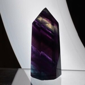 Fluorit Regnbue Tårn Mørk