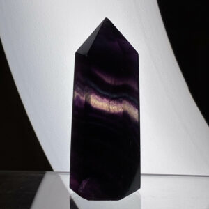 Fluorit Regnbue Tårn Mørk