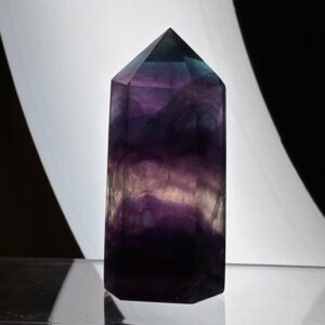Fluorit Regnbue Tårn Mørk