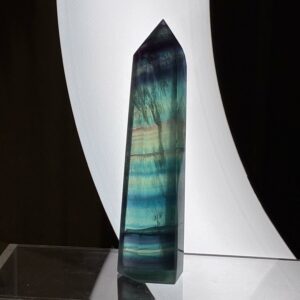 Fluorit Regnbue Tårn Mørk