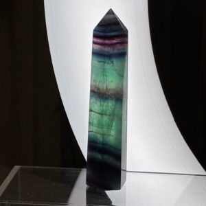 Fluorit Regnbue Tårn Mørk