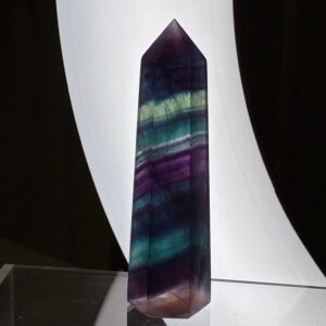 Fluorit Regnbue Tårn Mørk