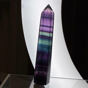 Fluorit Regnbue Tårn Mørk